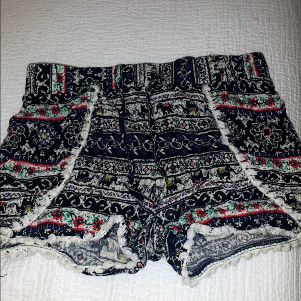 Patterned Girls Shorts